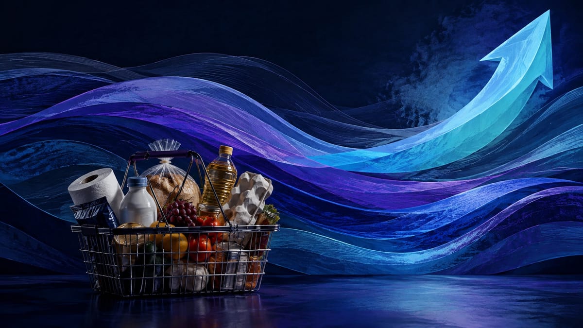 Editorial illustration: inflation